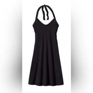 Patagonia Black Sleeveless V-Neck A-Line Dress